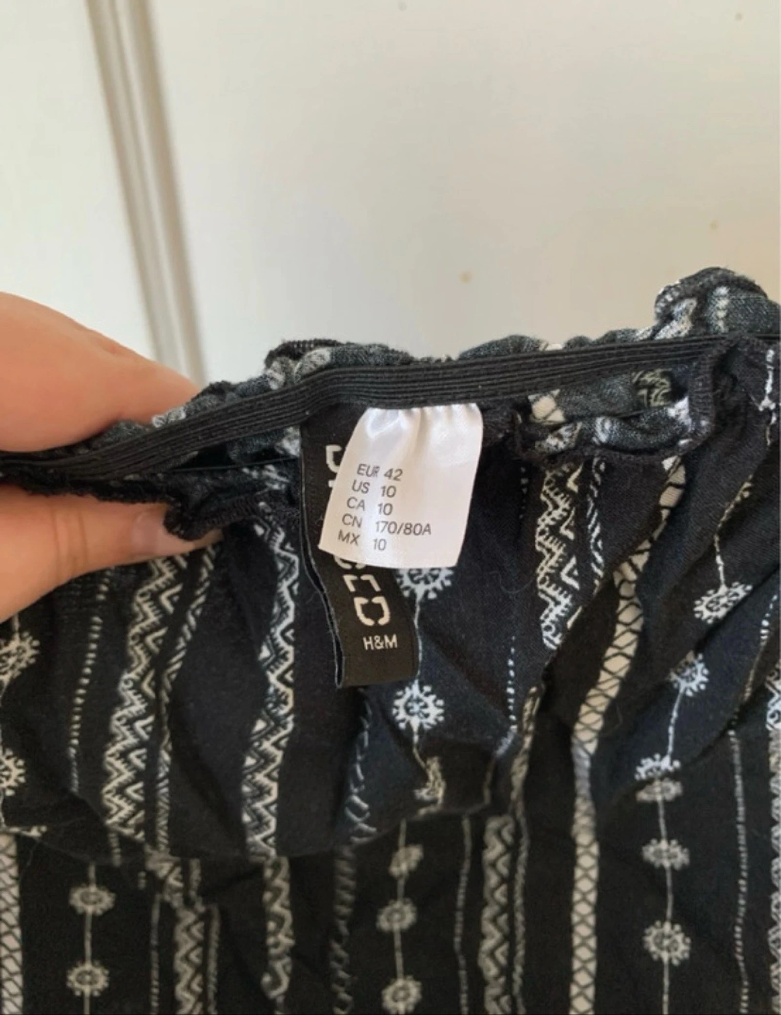 Zwarte combishort voor dames met ontbloot schouder - Maat 42/L H&M – photo 3